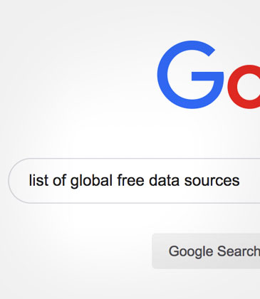 list of global free data sources